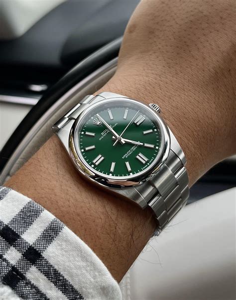 green rolex jumper|Rolex oyster 41 perpetual.